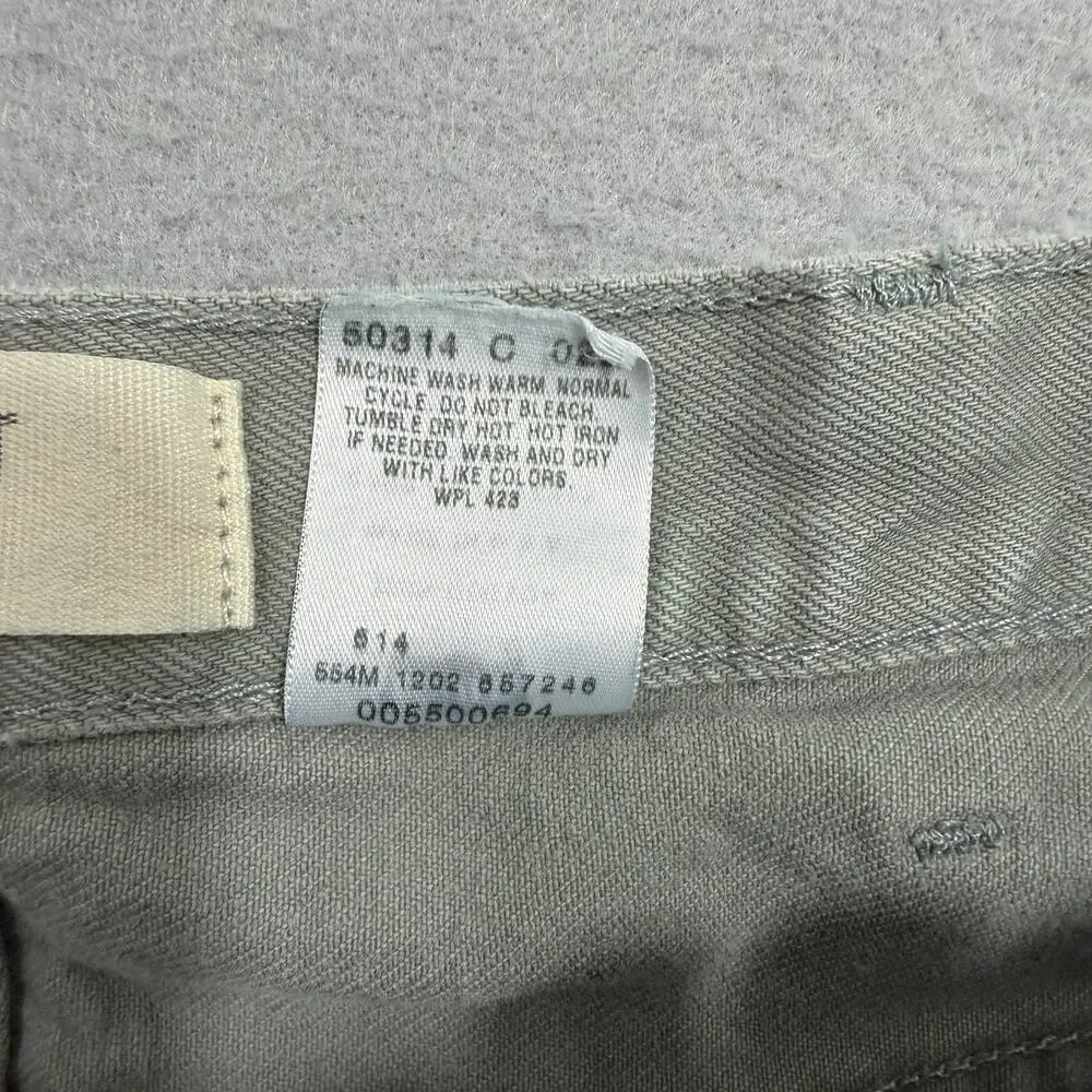 Vintage Levis 550 Relaxed Fit Jeans Men's 38x34 (Fits 36x33) Green y2k 2002